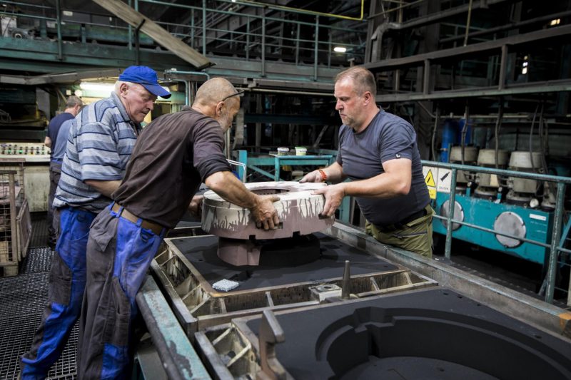 Proces formování na formovací lince