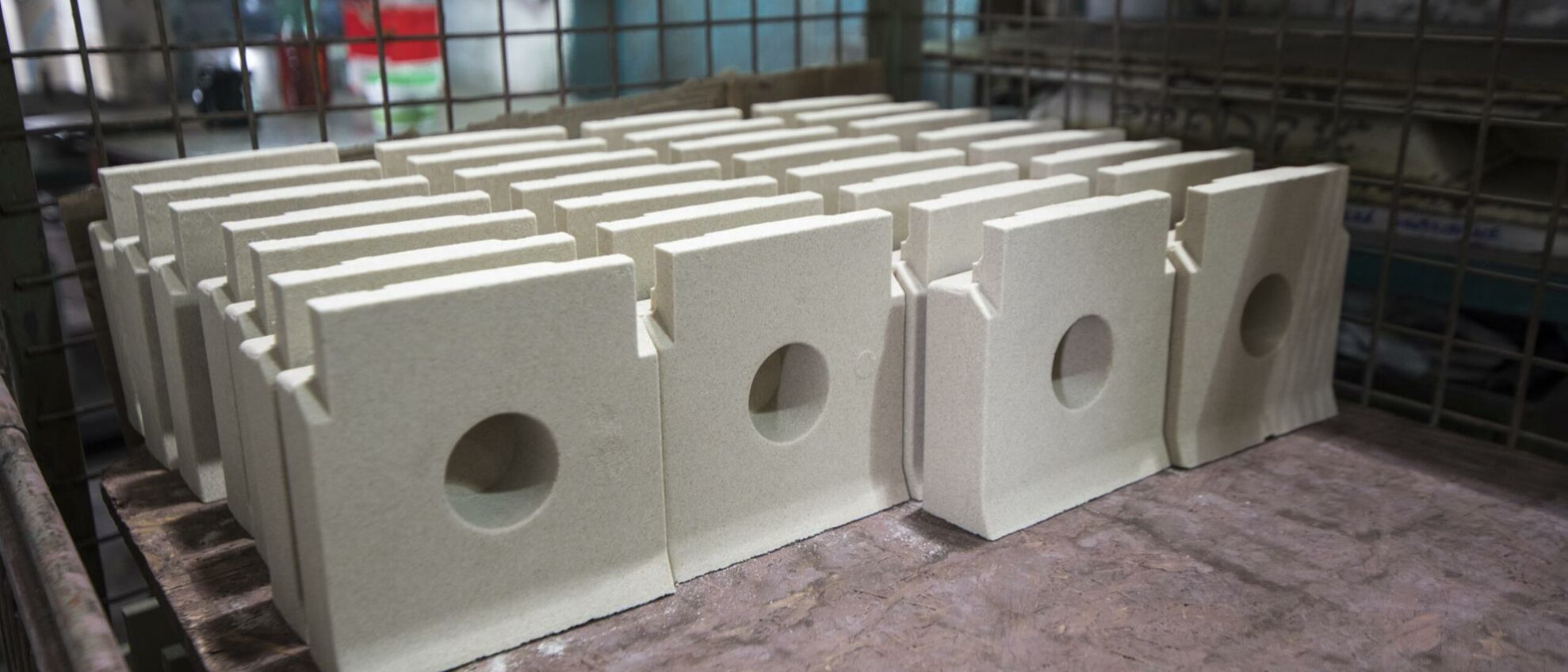 Výroba jader odlitků